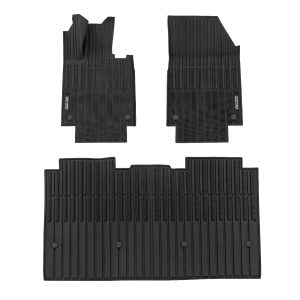 Rough Country Flex-Fit Floor Mats FR & RR Tesla Cybertruck 4WD (2024-2026)