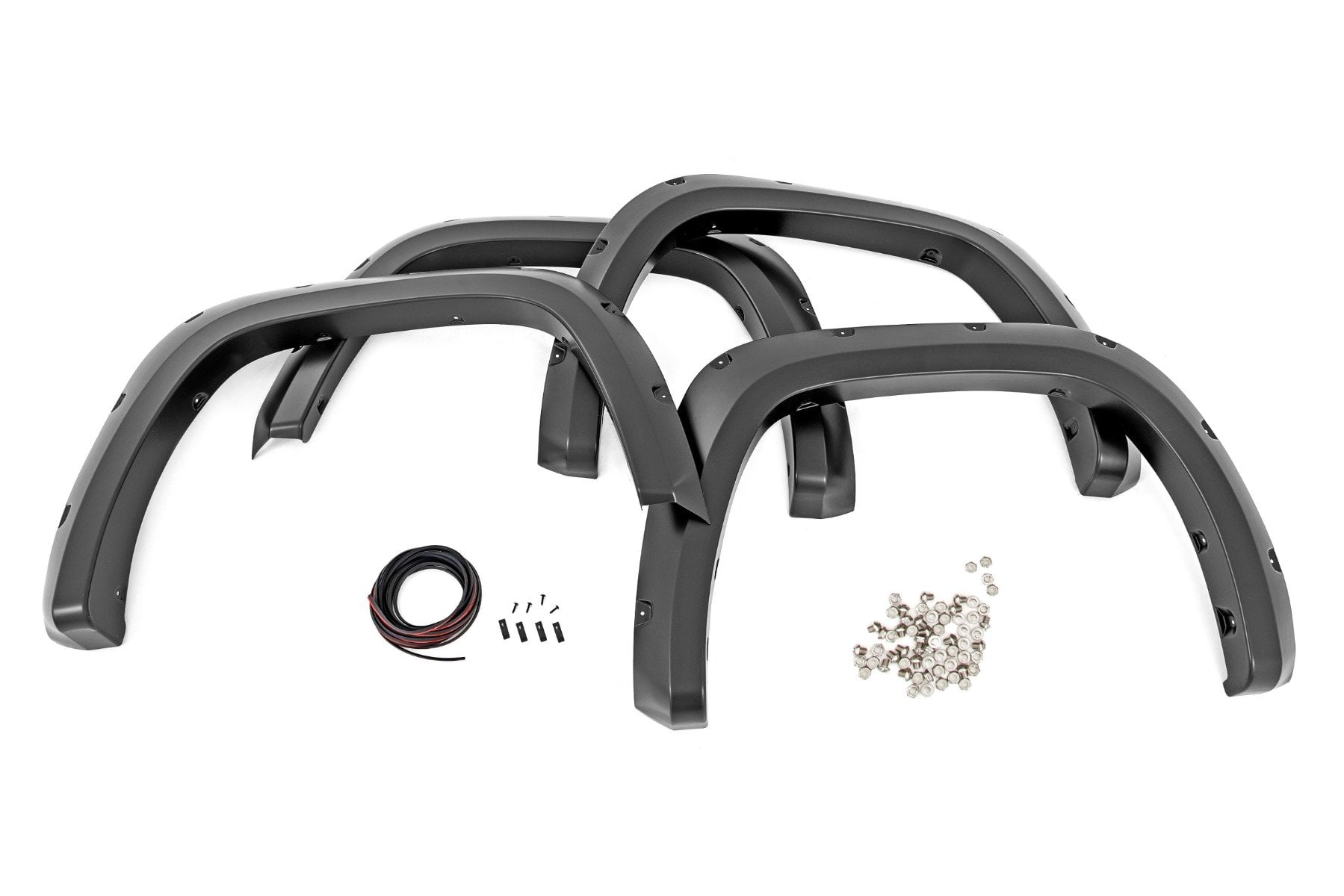 Rough Country Pocket Fender Flares 218 Midnight Black Metallic Toyota Tundra (22-26)