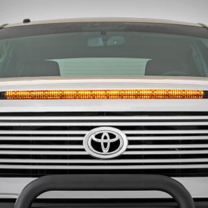 Rough Country LED Light Kit Hood Bulge 40″ White/Amber Strip Toyota Tundra (14-21)