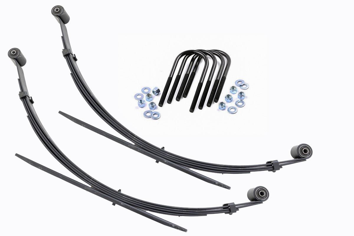 Rough Country Rear Leaf Springs 4″ Lift Pair Ford F-250/F-350 Super Duty 4WD (99-04)