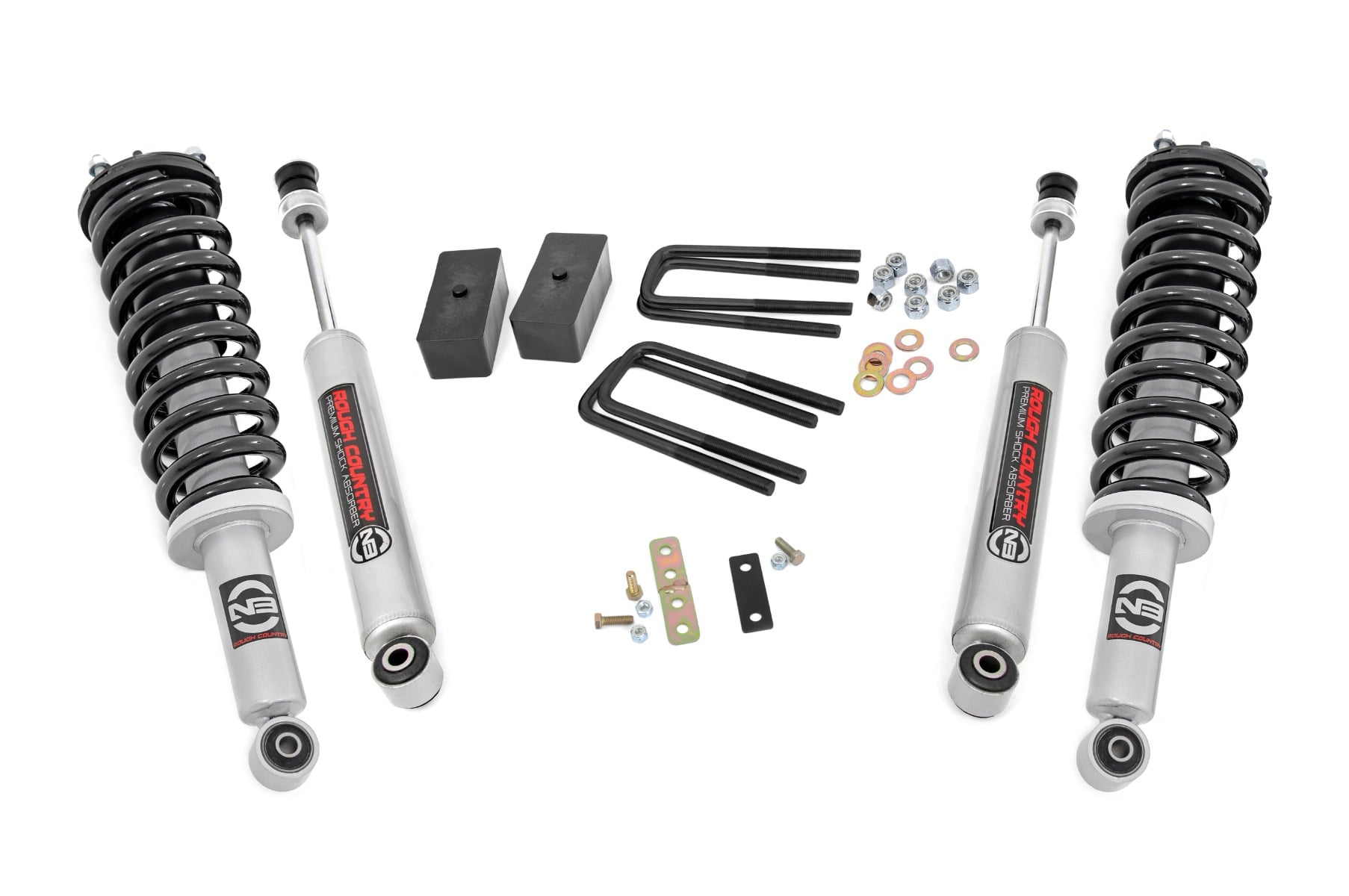 Rough Country 2.5 Inch Lift Kit N3 Struts Toyota Tundra 4WD (2000-2006)