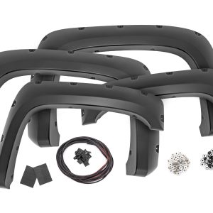 Rough Country Pocket Fender Flares 5’9″ Bed Gas Door Chevy Silverado 1500 (07-13)