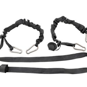 Rough Country Elastic Straps Carabiner Ends 1″ X 6′ Pair