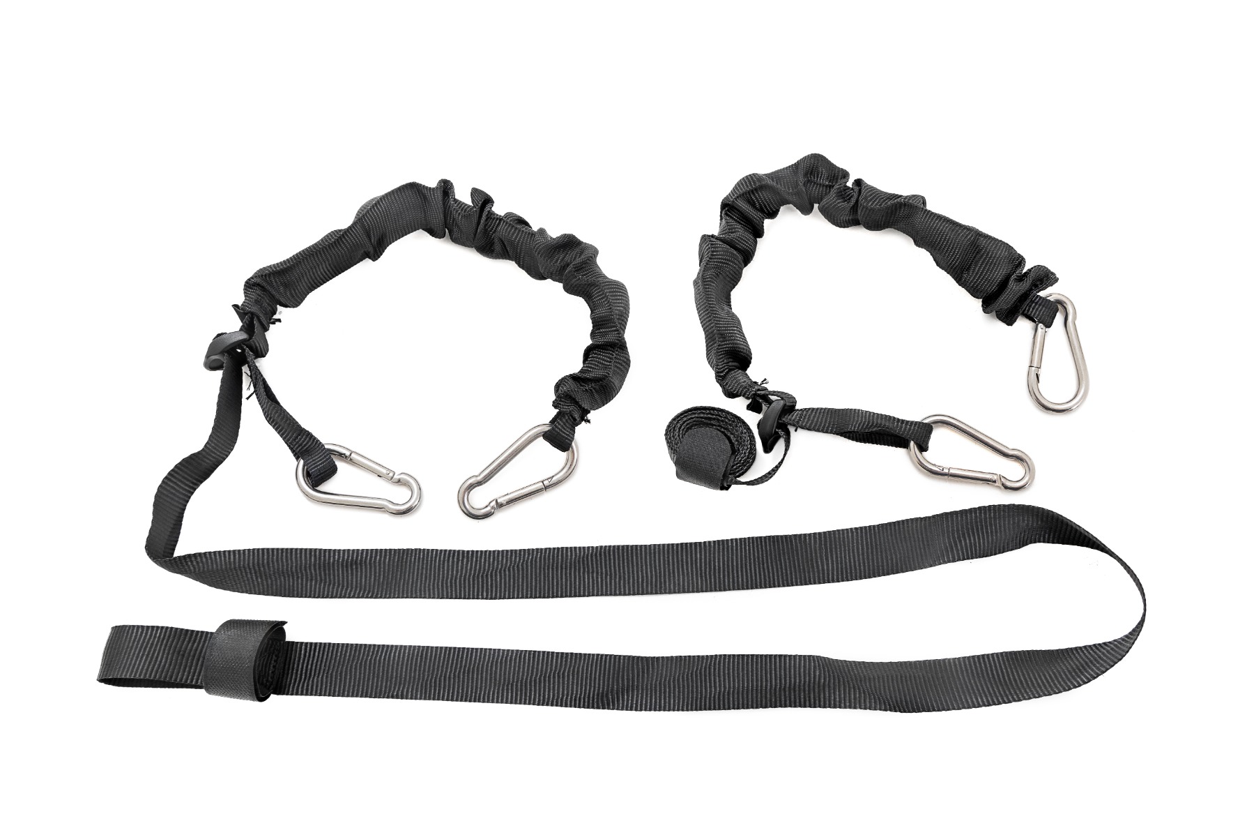Rough Country Elastic Straps Carabiner Ends 1″ X 6′ Pair