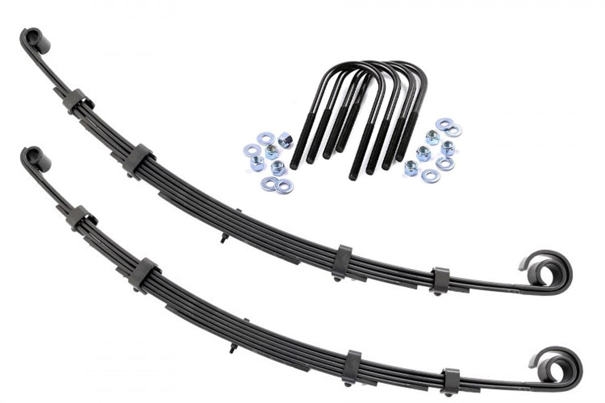 Rough Country Front Leaf Springs 2.5″ Lift Pair Jeep CJ5/CJ7 5 4WD (1976-1983)