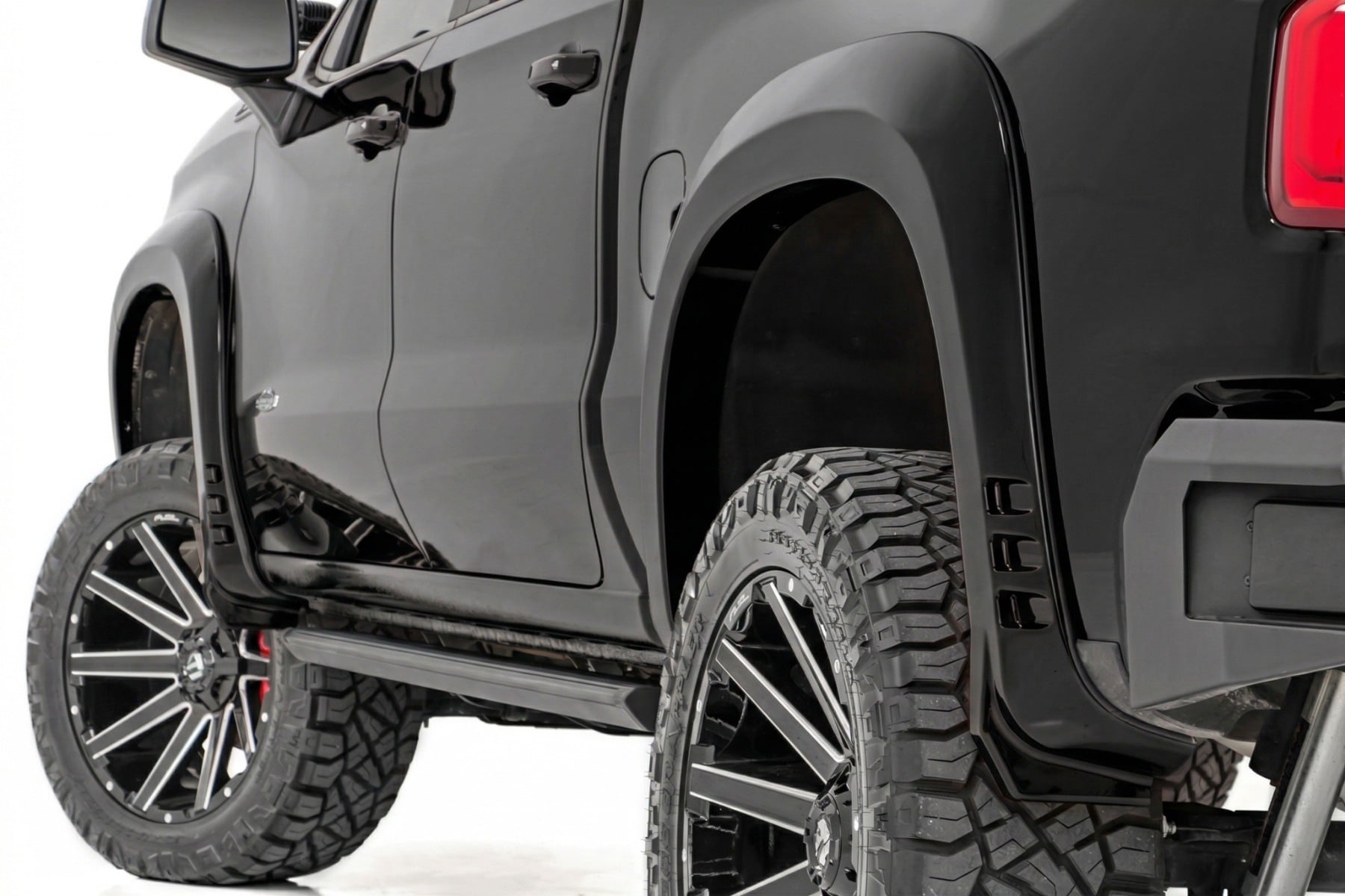 Rough Country SF1 Fender Flares GBA Black Chevy Silverado 1500 2WD/4WD (2019-2026)