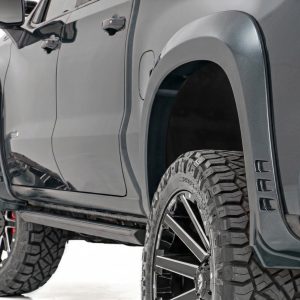 Rough Country SF1 Fender Flares G6M Dark Ash Chevy Silverado 1500 2WD/4WD (2019-2026)