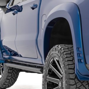 Rough Country SF1 Fender Flares G1K Deep Ocean Blue Chevy Silverado 1500 2WD/4WD (19-26)