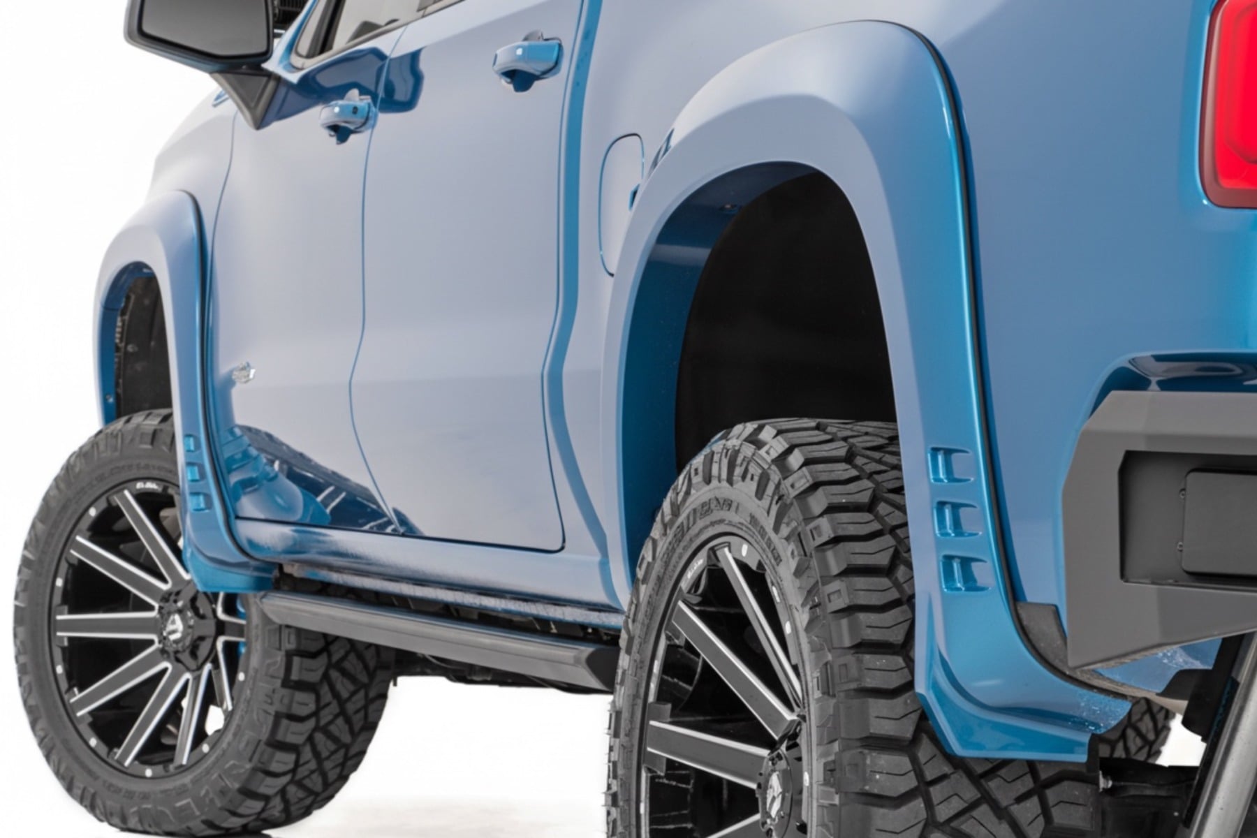 Rough Country SF1 Fender Flares GLT Glacier Blue Chevy Silverado 1500 2WD/4WD (19-26)