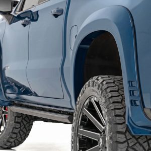 Rough Country SF1 Fender Flares GA0 Northsky Blue Chevy Silverado 1500 2WD/4WD (19-26)