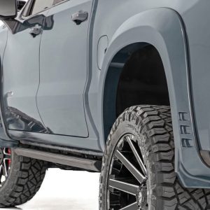 Rough Country SF1 Fender Flares GNO Slate Gray Chevy Silverado 1500 2WD/4WD (2019-2026)