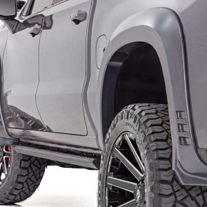 Rough Country SF1 Fender Flares GXD Sterling Grey Metallic Chevy Silverado 1500 (19-26)