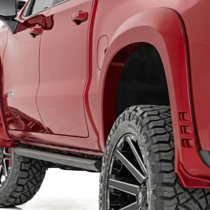 Rough Country SF1 Fender Flares GCN Victory Red Chevy Silverado 1500 2WD/4WD (19-26)