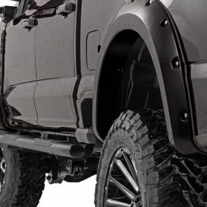 Rough Country Pocket Fender Flares UM Agate Black Ford F-250/F-350 Super Duty (23-26)