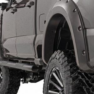 Rough Country Pocket Fender Flares M7 Carbonized Gray Ford F-250/F-350 Super Duty (23-26)