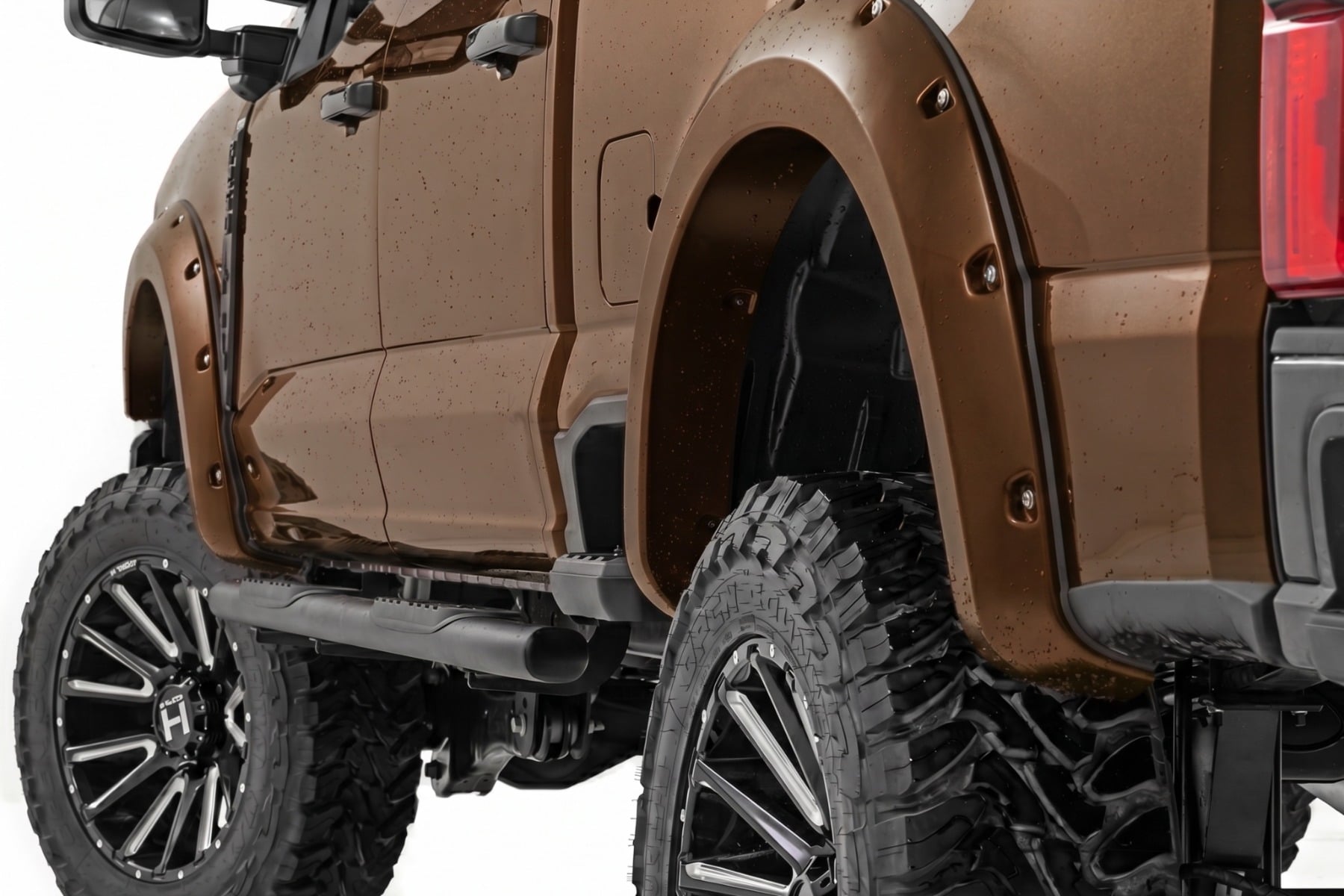 Rough Country Pocket Fender Flares LJ Darkened Bronze Ford F-250/F-350 Super Duty (23-26)
