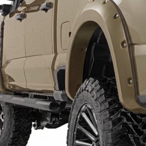 Rough Country Pocket Fender Flares T9 Marsh Gray Ford F-250/F-350 Super Duty (23-26)