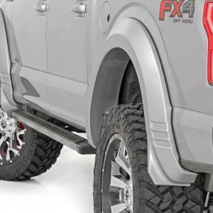 Rough Country SF1 Fender Flares JS Iconic Silver Ford F-150 2WD/4WD (2018-2020)