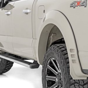 Rough Country SF1 Fender Flares DR Avalanche Gray Ford F-150 2WD/4WD (2021-2026)