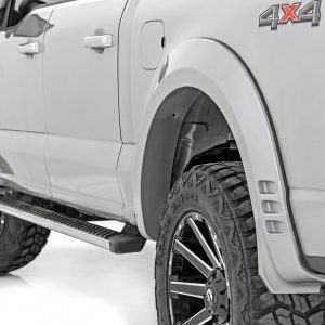 Rough Country SF1 Fender Flares UX Ingot Silver Metallic Ford F-150 2WD/4WD (2021-2026)