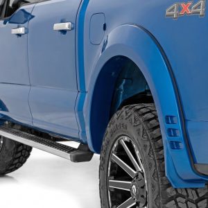 Rough Country SF1 Fender Flares E7 Velocity Blue Ford F-150 2WD/4WD (2021-2026)