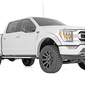 Rough Country SF1 Fender Flares JS Iconic Silver Ford F-150 2WD/4WD (2021-2026)