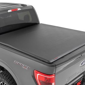 Rough Country Soft Roll Up Bed Cover 6’7″ Bed Ford F-150/F-150 Lightning/Raptor (15-26)