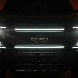 Rough Country LED Light Kit Grille Mount 30 Inch DRL Ford F-250/F-350 Super Duty (17-22)