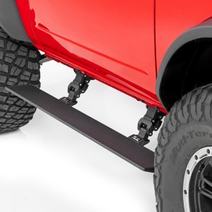 Rough Country Power Running Boards Dual Electric Motor 2 Door Ford Bronco (2 Door) (21-26)