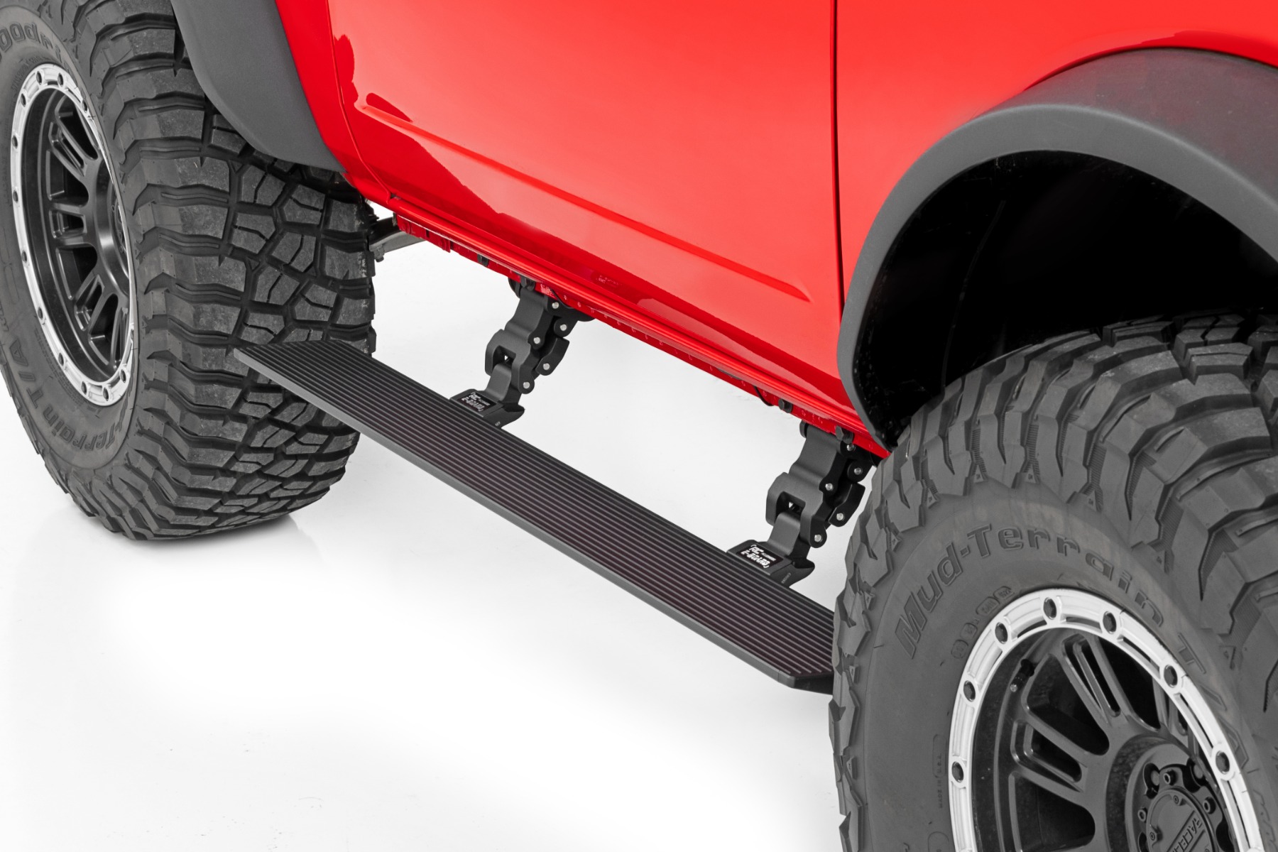 Rough Country Power Running Boards Dual Electric Motor 2 Door Ford Bronco (2 Door) (21-26)