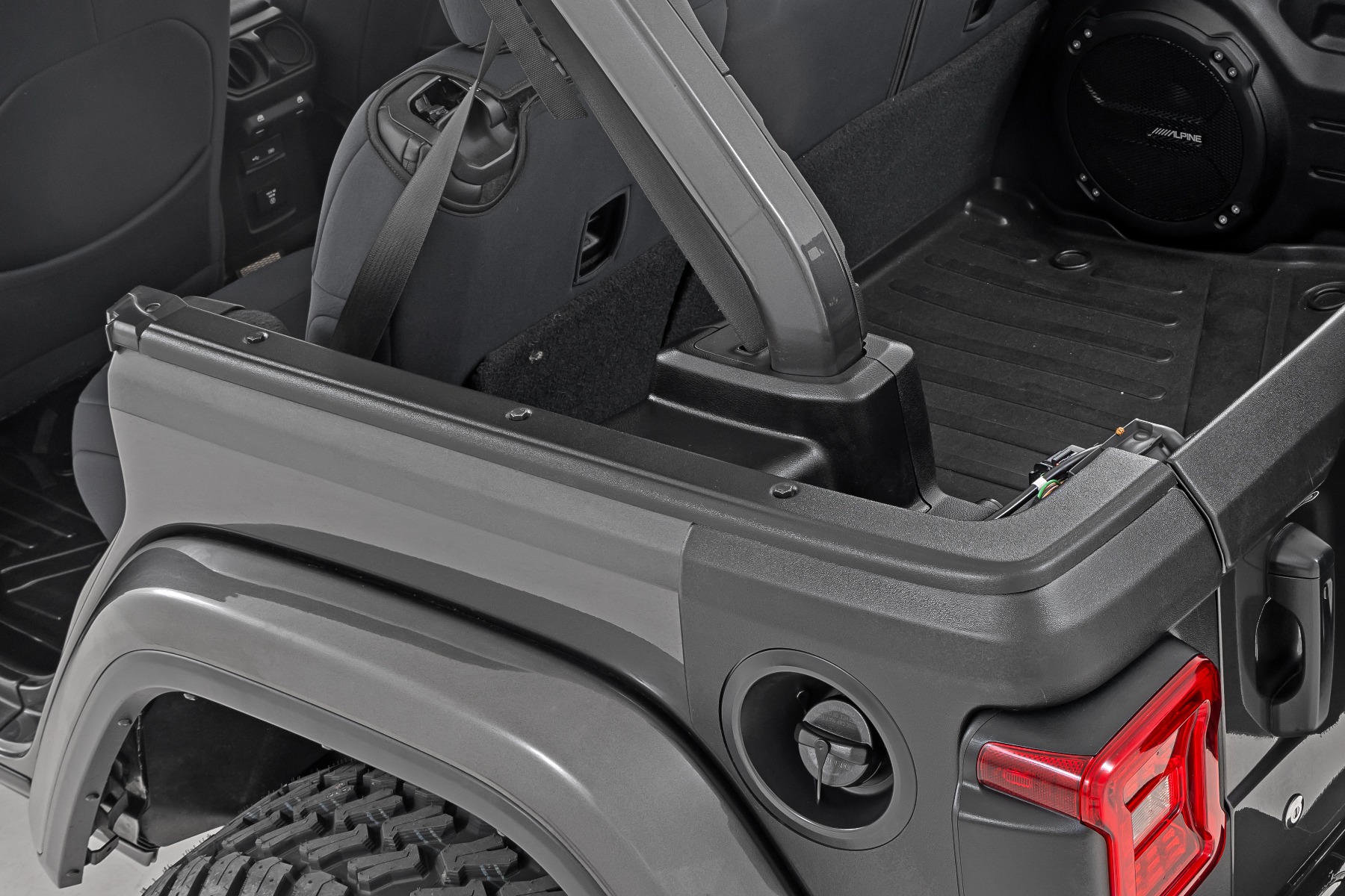 Rough Country Trail Cladding Roof Mounting Plate Cover Jeep Wrangler Unlimited (18-26)