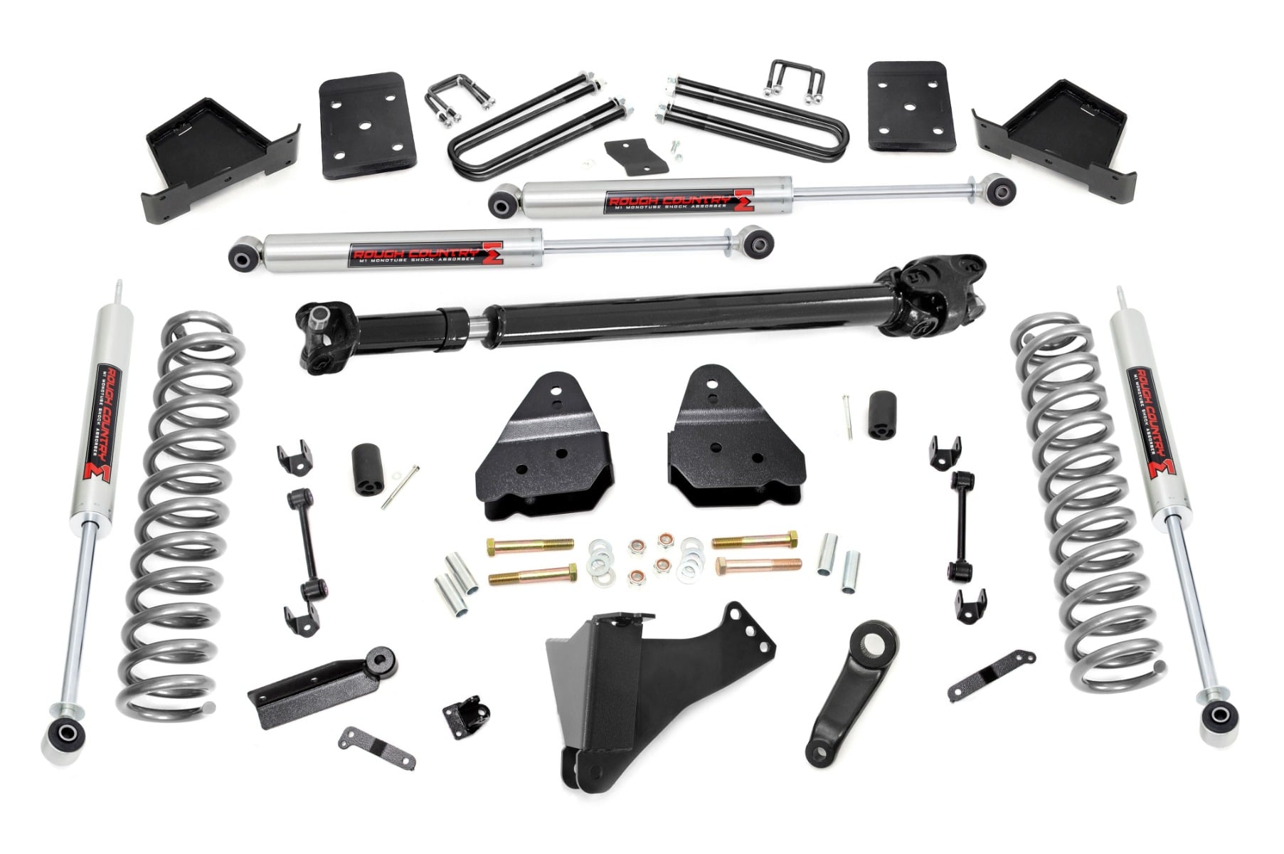 Rough Country 4.5 Inch Lift Kit FR D/S M1 Ford F-250/F-350 Super Duty 4WD (2017-2022)