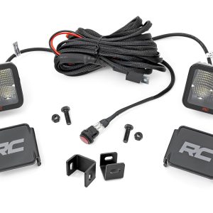 Rough Country LED Light Kit Ditch Mount 2″ Spectrum Pair Spot Toyota Tundra (22-26)