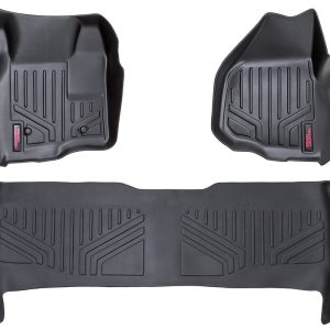 Rough Country Floor Mats FR & RR Depressed Pedal Ford F-250/F-350 Super Duty (11-16)