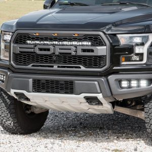 Rough Country LED Light Kit Grille Mount 30″ Black Single Row Ford Raptor 4WD (17-20)