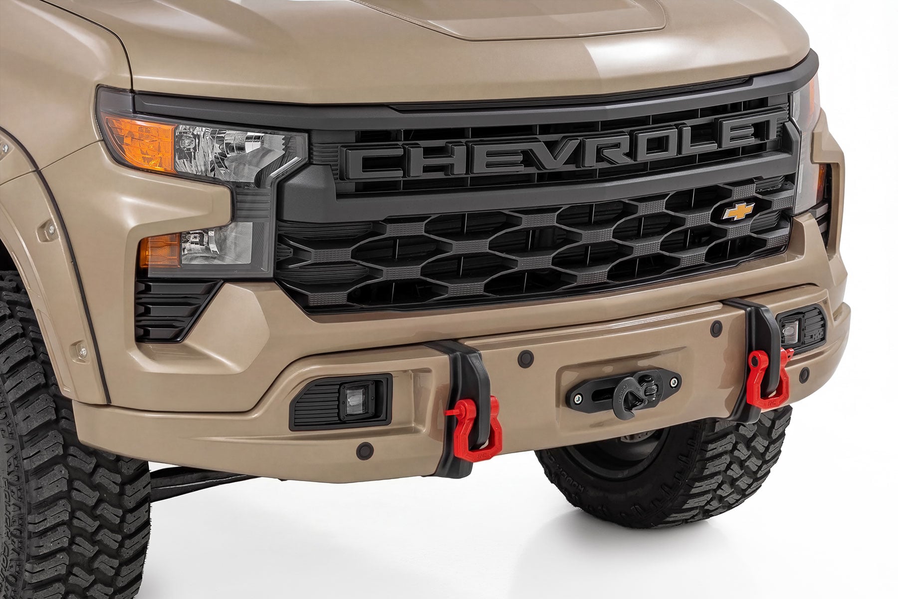 Rough Country Front FXS Bumper 12000S GTL Sand Dune Chevy Silverado 1500 (23-26)