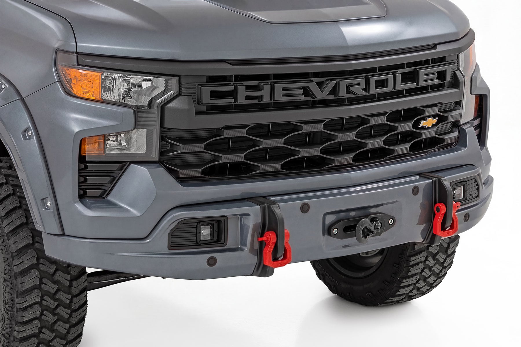 Rough Country Bumper Cover GXD Sterling Grey Metallic Chevy Silverado 1500 (23-26)
