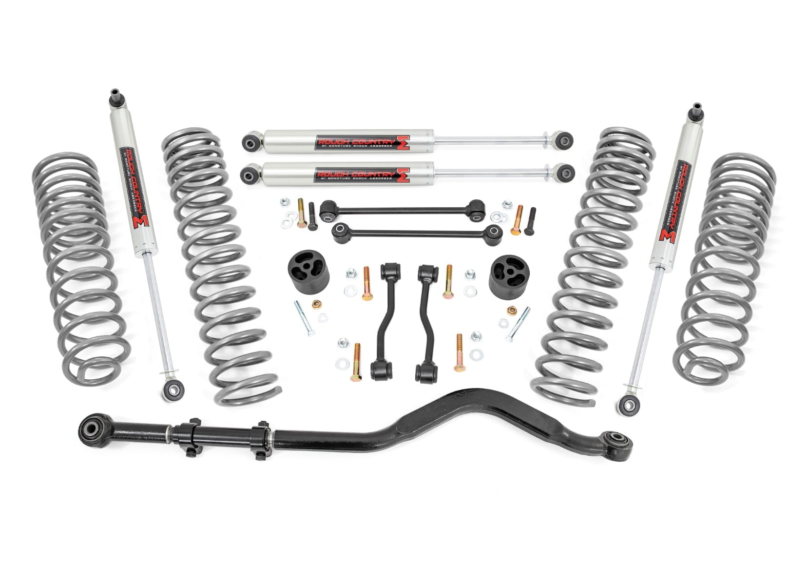 Rough Country 3.5 Inch Lift Kit Springs M1 Jeep Gladiator JT 4WD (2024-2026)