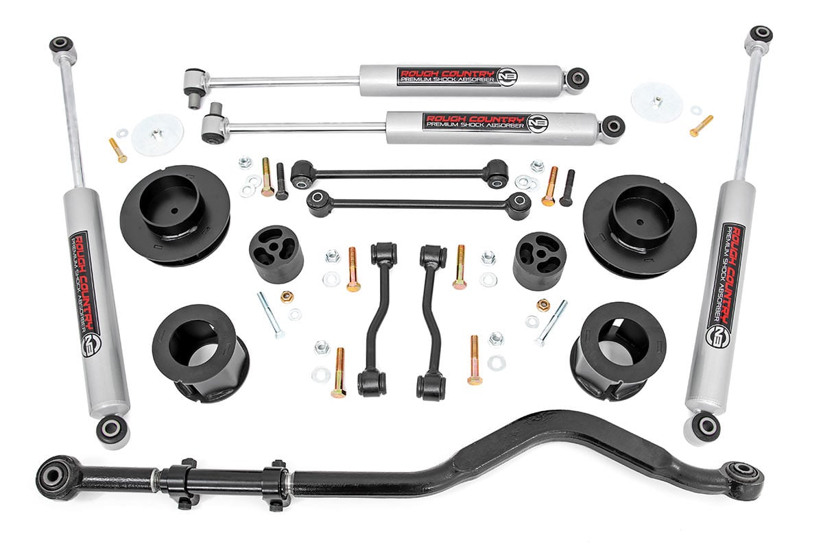 Rough Country 3.5 Inch Lift Kit Spacers Jeep Gladiator JT 4WD (2020-2023)