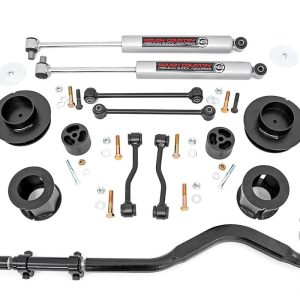 Rough Country 3.5 Inch Lift Kit Spacers Jeep Gladiator JT 4WD (2024-2026)