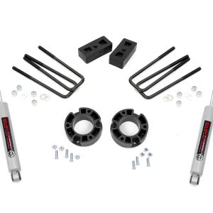 Rough Country 3.5 Inch Lift Kit Chevy Silverado & GMC Sierra 1500 2WD (2007-2013)
