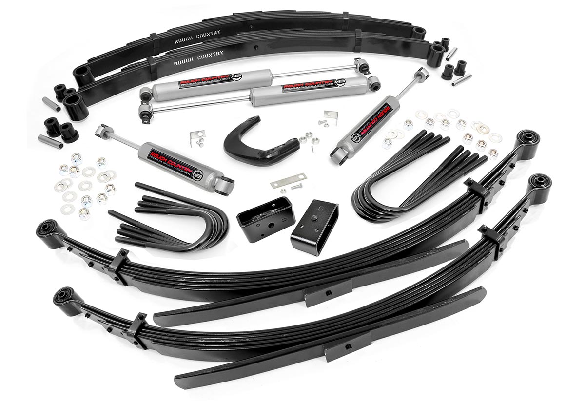 Rough Country 6 Inch Lift Kit 56 Inch Rear Springs Chevy/GMC C10/K10 Truck & SUV/K5 Blazer (77-87)
