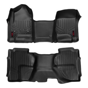 Rough Country Floor Mats FR & RR OV Hump Ext Cb Chevy/GMC 1500/2500HD/3500HD 2WD/4WD
