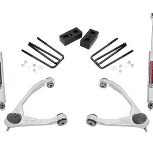 Rough Country 3.5 Inch Lift Kit Cast Steel N3 Strut Chevy/GMC 1500 (14-16)