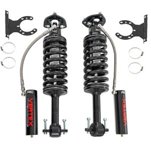 Rough Country Vertex 2.5 Remote Reservoir Coilovers Front 3.5″ Chevy/GMC Sierra/Silverado 1500 (19-26)
