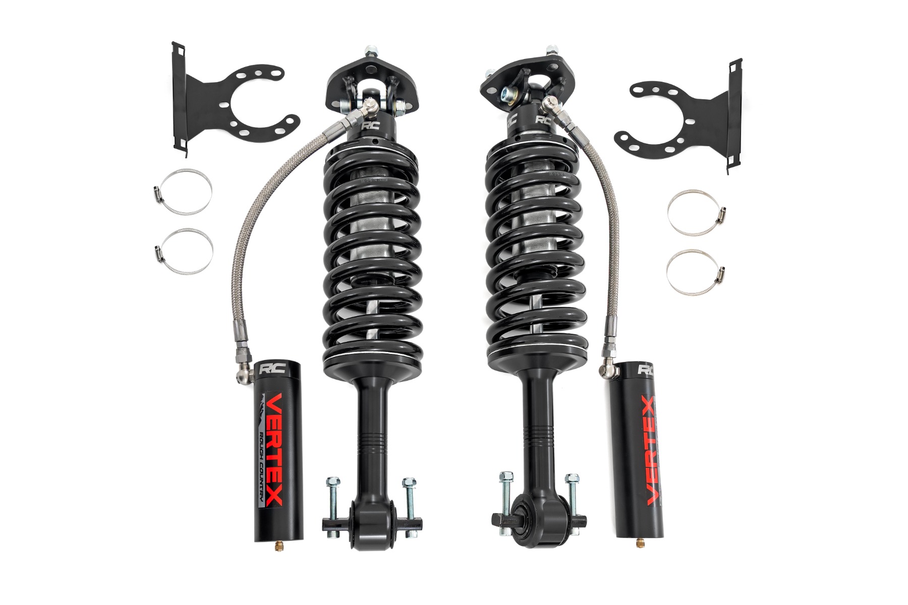 Rough Country Vertex 2.5 Reservoir Coilovers Front 6″ Chevy Silverado 1500 (19-26)