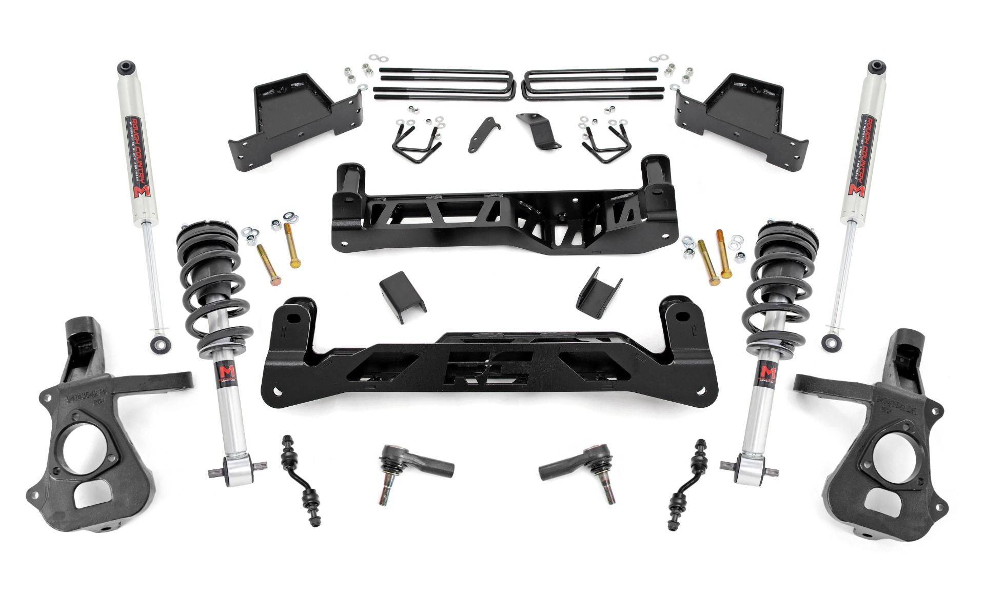 Rough Country 7 Inch Lift Kit Alu/Stamp Steel M1 Strut/M1 Chevy/GMC 1500 (14-18 & Classic)