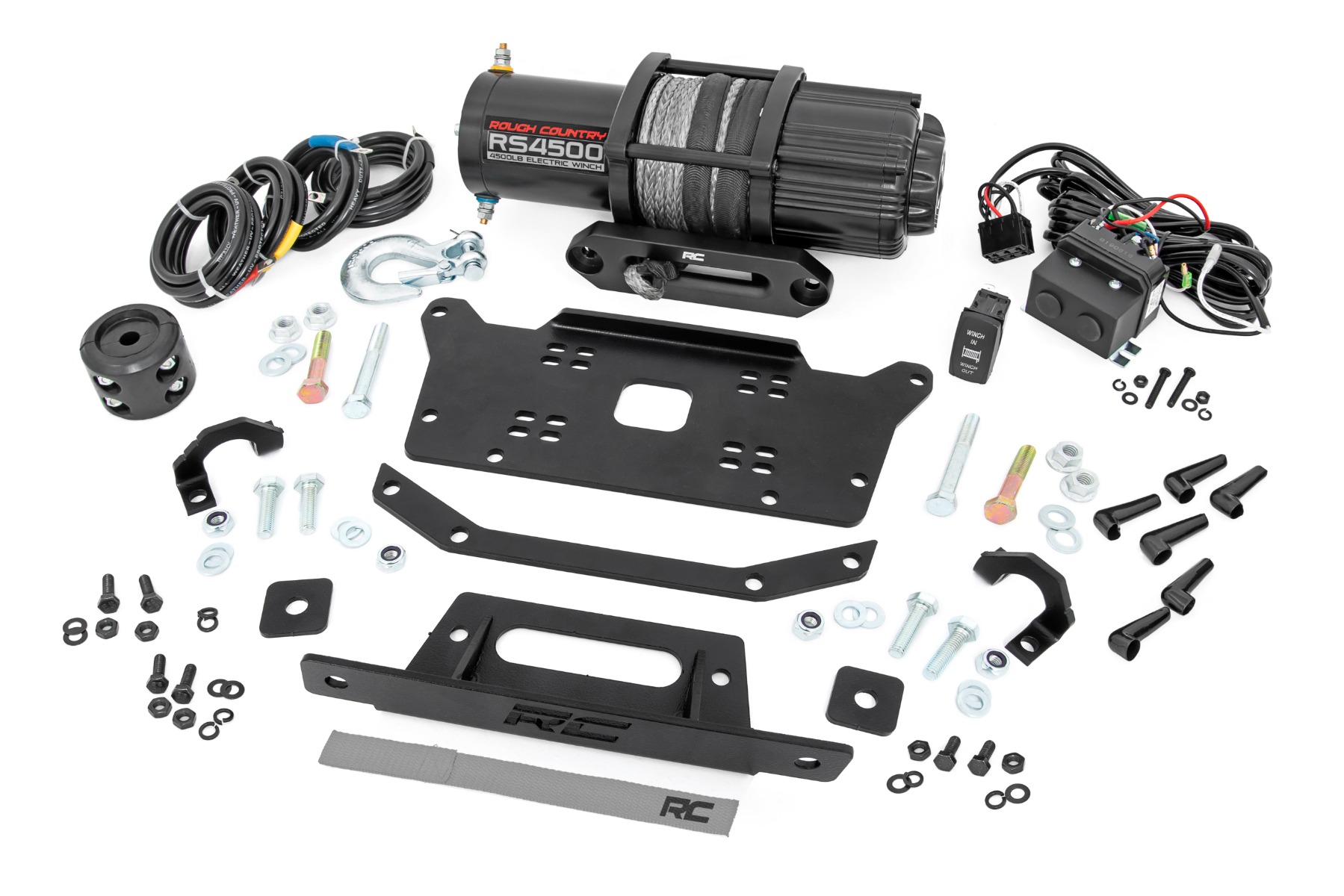 Rough Country Winch Mount RS4500S Honda Talon 1000