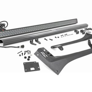 Rough Country LED Light Kit Windshield 50″ Spectrum Dual Row Jeep Gladiator JT/Wrangler JL (18-26)