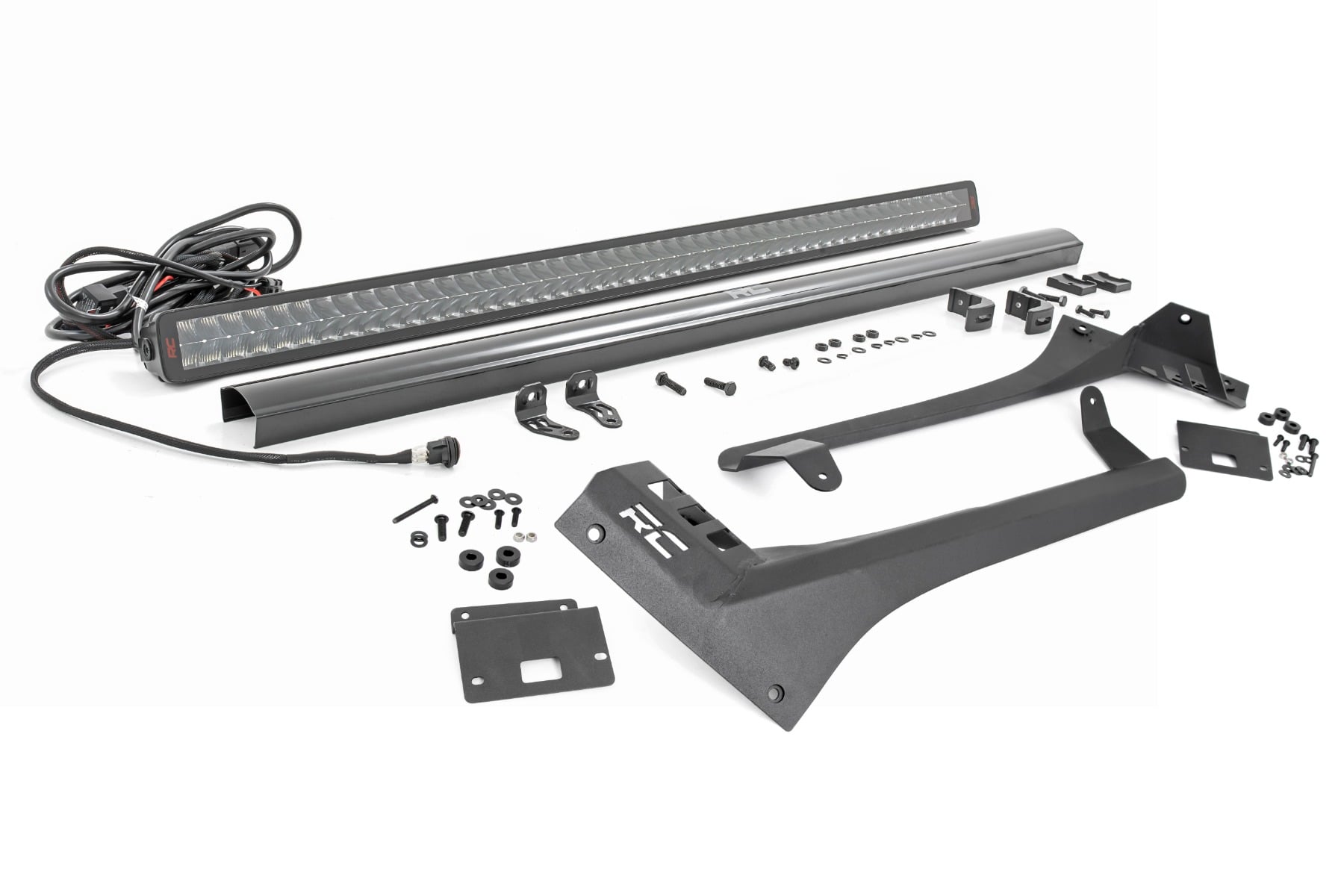 Rough Country LED Light Kit Windshield 50″ Spectrum Dual Row Jeep Gladiator JT/Wrangler JL (18-26)